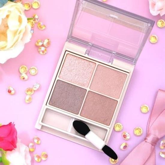 Canmake Silky Suffle Eyes (Матовый тип) M06 Remagruge 3,8 г Увлажняющие Прозрачные Матовые Тени для век 4 цвета