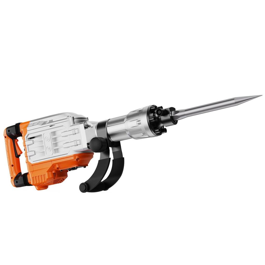 Demolition Jack Hammer Concrete Breaker 3500W Electric Hammer 2 Chisel Bits