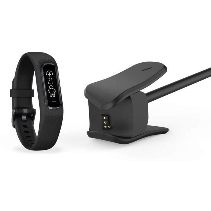 Chargeur pour Garmin Vivosmart 4 - EURO MEGA - Station de Chargement et Câble de Données
