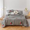 Svetanya Cartoon Pastoral Summer Air Conditioning Quilt Stitching Throws Blanket Cotton Twin Queen Size (no Pillowcase)