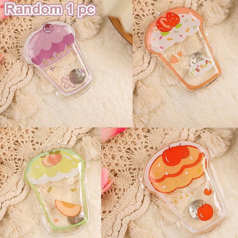 Мини Зимняя Грелка для Рук Моментальный Нагрев Милая Гелевая Грелка для Рук Портативная Защелкивающаяся Карманная Грелка Многоразовая для Дома Офиса Улицы