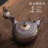 Japanese Coarse Pottery Handmade Teapot Warmer Ceramic Retro Tea Heater Candle Stand Kettle Holder Stove Kung Fu Set