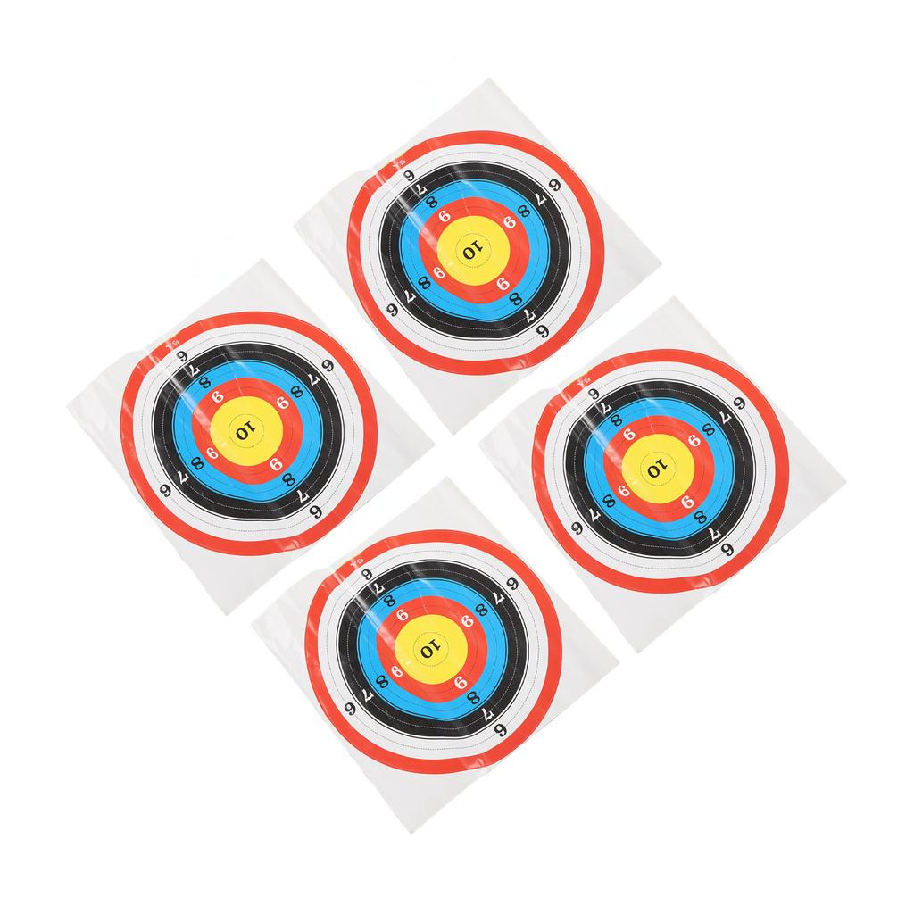 10PCS Shooting Targets Self Adhesive Round Paper Shooting Targets Stickers for Aiming Training