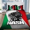 Nash Fishing Duvet Cover Pillowcase Bedding Set Adult Boy Girl Bedroom Decoration Children Single Double Large Size