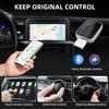 2025 NEW 2 In 1 Wireless Carplay AI Box Android Auto Plug And Play Applicable To Convert Original Car Wired Carplay To Wireless