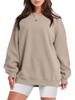 Autumn and Winter Women's Loose Solid Color Velvet Sweatshirt