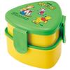 Antibacterial Triangular Rice Ball Lunch Box Two Tiers 500ml Rice Ball Case Microwave Safe Cute Children Disney Winnie the Pooh Retro Pooh ONWT