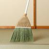 Azuma Industries Indoor Broom, Short Handle, 30cm Bristles, 80cm Total Length, Flexible Sweeping, Natural Fiber, Beige, MB103