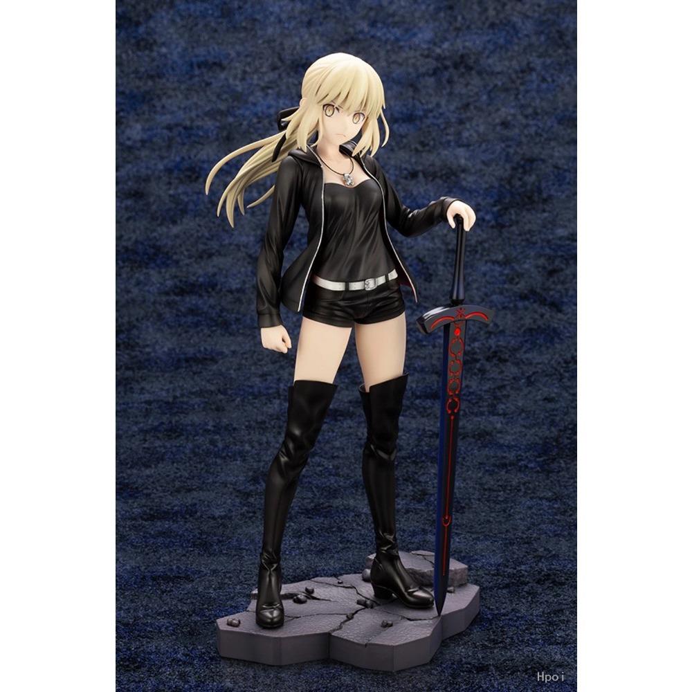 24CM Anime Fate/Grand Order Altria Pendragon 1/7 Saber Figure Standing Sword Model Toy Gift Collection Action Figure PVC