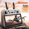 S185 GPS Drone Professional HD Camera 6-inch Touch Screen 3-Axis Gimbal EIS Relay Aircraft Laser Obstacle Avoidance Dron Toy