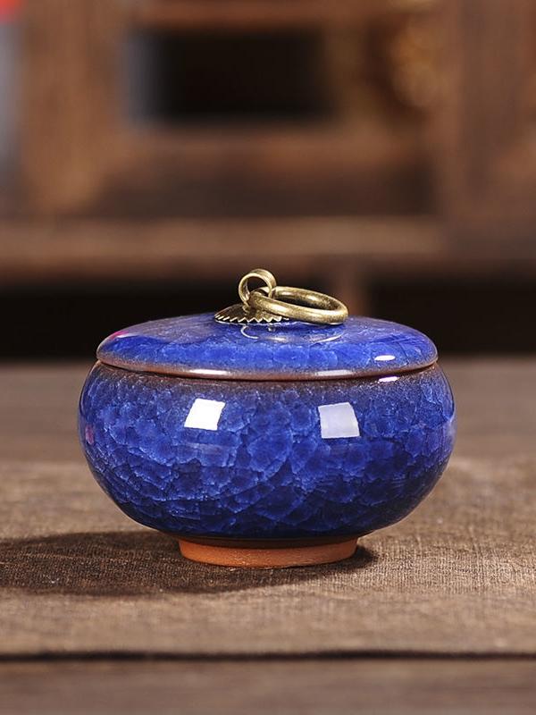 Portable Tea Coffee Sugar Jar Mini Airtight Kitchen Jar Storage Container with Lid China Storage Bottles & Jars Home Decor Gifts