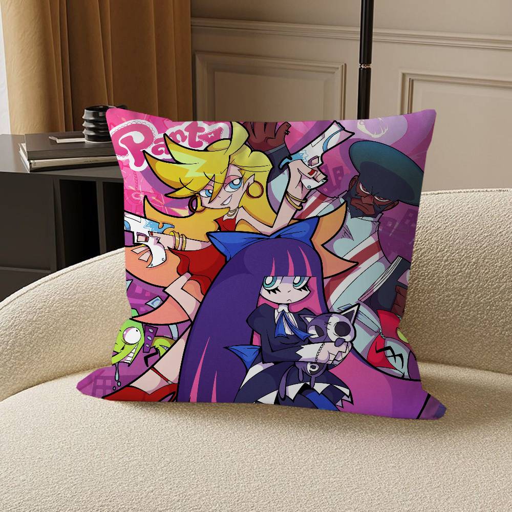 Мультяшная наволочка-подушка P-Panty-Stocking 30x50 Полиэстер Подушки для дивана Декоративные накидные подушки Домашний декор Наволочка