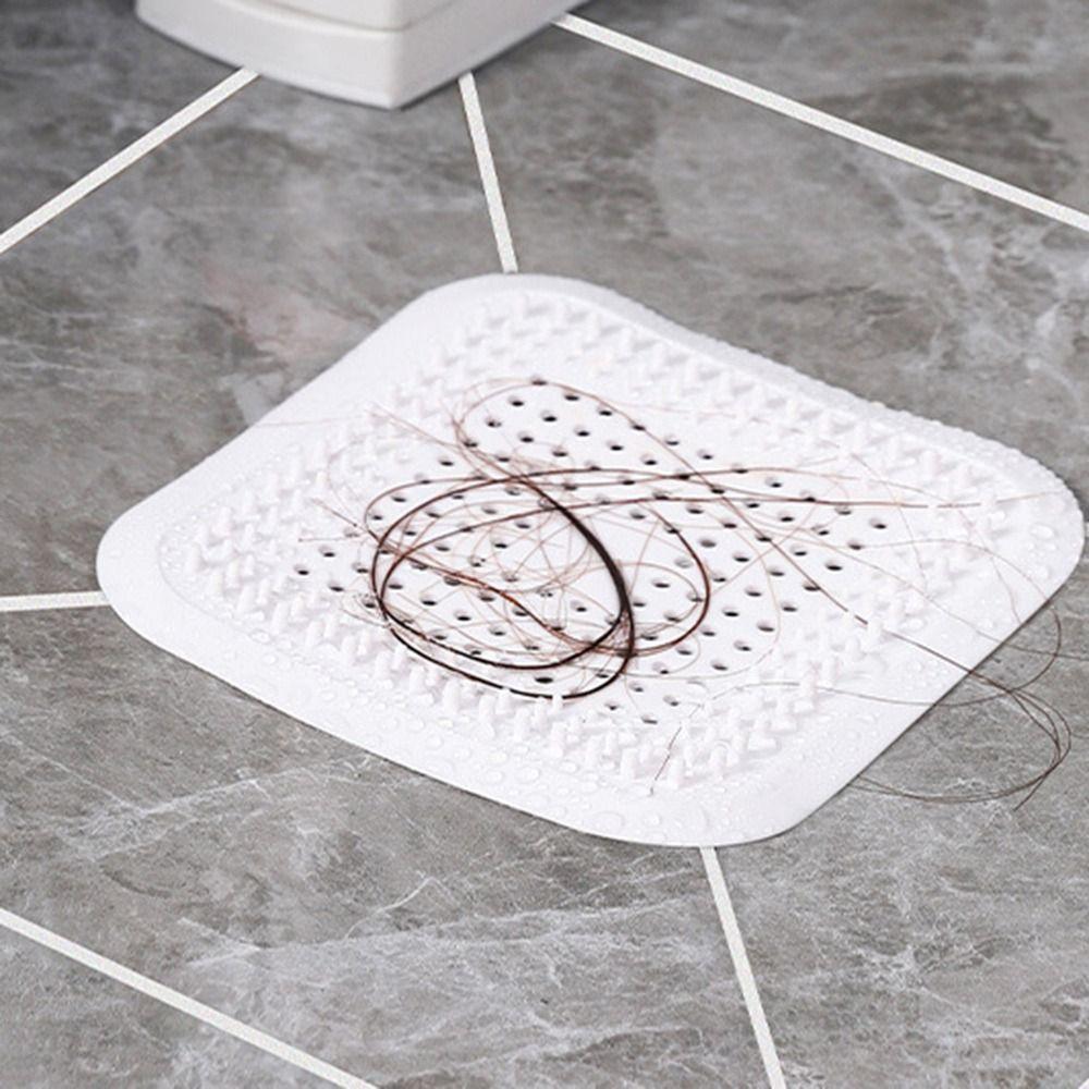 Leakage-proof Floor Drain Cover Silicone Sink Hair Filter Practical Sewer Deodorizer Bathroom