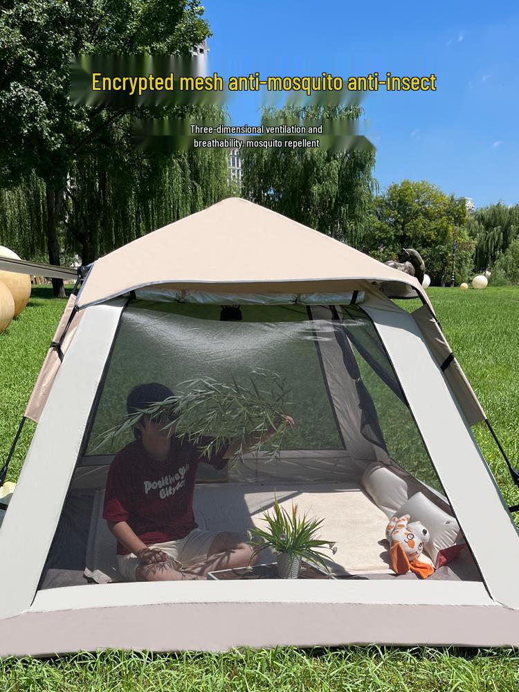 Fully Automatic Portable Rainproof Camping Awning Tent