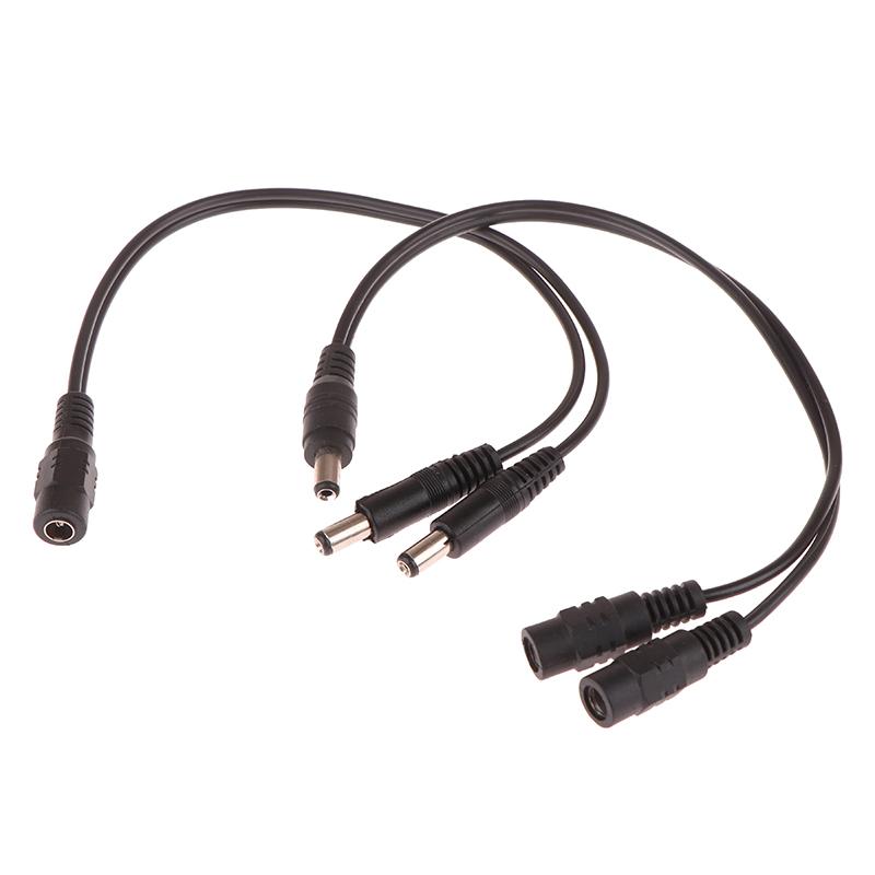 DC 12V 1 Female To 2 Male Power Splitter Splitter Cable для CCTV Camera Security DVR Accessories Led Light Strip