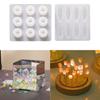 Customizable Flower and Leaf Night Lamp Molds Soft Lighting Nightlight Epoxy Mould Jewelry Making Tool for Craft Lovers