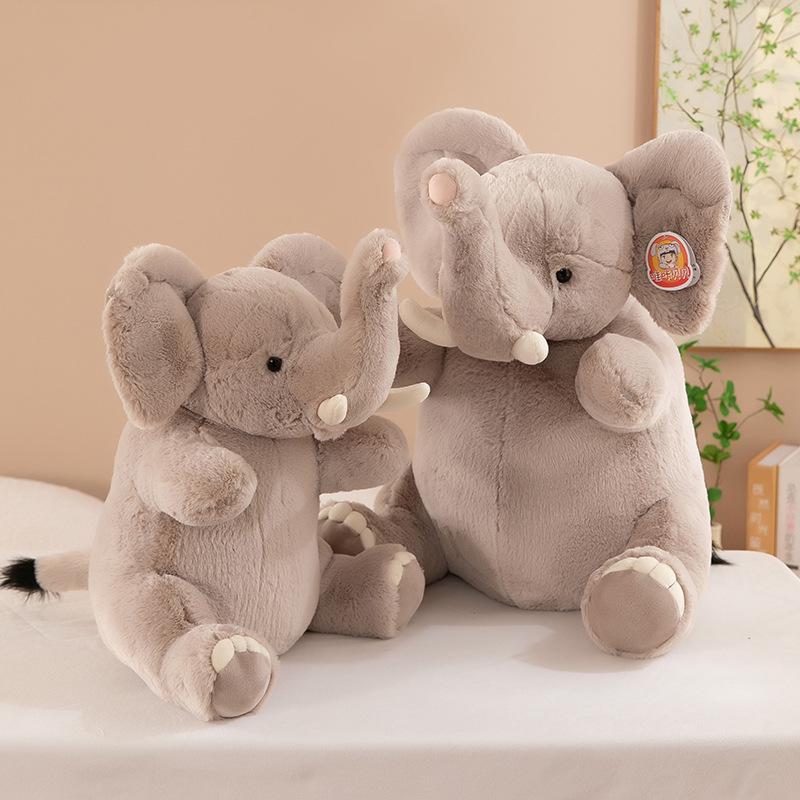 Оригинальная плюшевая игрушка слон - Утешительная тряпичная кукла для детей
