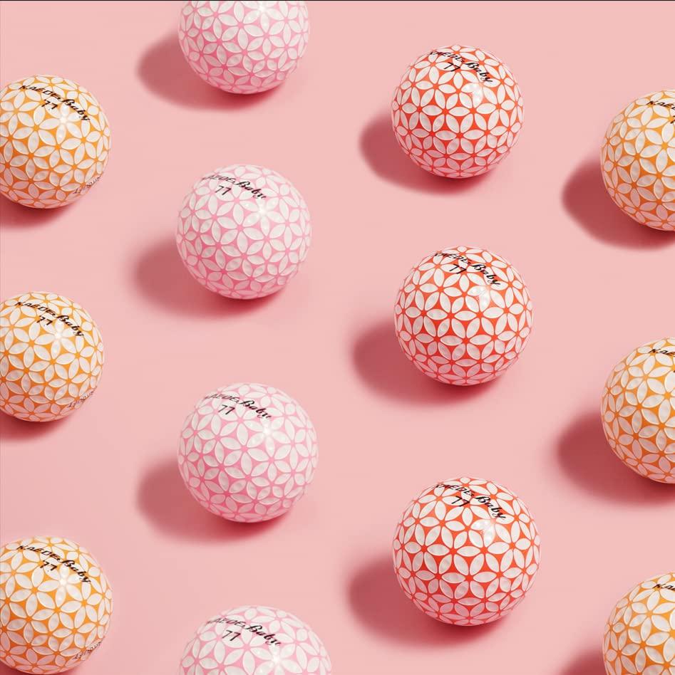 KAEDE Golf Ball Soft Feel 2-Piece Distance Type 1 Dozen (9 Balls)