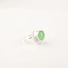 Green Cat's Eye Gemstone 925 Sterling Silver Handmade Jewelry Ring Bohemian Gift RR-48-40