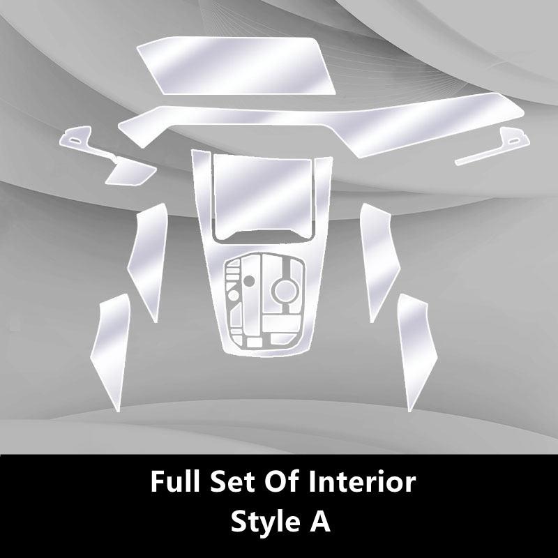 For BMW X5 19-21 G05 Car Interior Center Console Transparent TPU Protective Film Anti-scratch Repair Film Accessories Refit