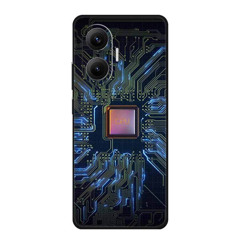 Phone Case For Redmi Turbo 4 Pro 5G Back Cover Case Black Silicone Soft Funda Para For Xiaomi Redmi Turbo 4 Pro Case Coque Shell