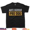 Анти-человек Про Собака 100% Хлопок Футболка Мужские Футболки Топ