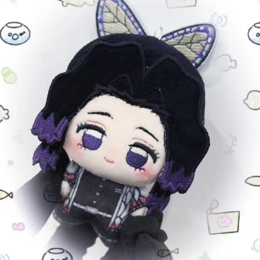 Фигурка Аниме Демон Гию Томиока Мицури Канроджи Доума 10 см Хлопковая Кукла Плюшевая Игрушка Милое Украшение для Рабочего Стола Праздничный Подарок Для Фанатов