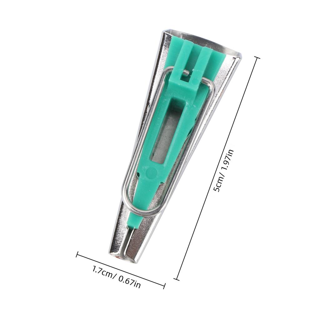 Bias Tape Maker Kit Fabric Sewing Quilting Binding Tool Green 6Mm Precision Folder for Craft Sewing Projects Tape Maker Set