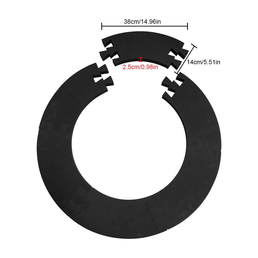 Lightweight EVA Dartboard Surround Jigsaw Ring Design Dart Board Ring Wall Dart Backboard Ring Removable Dartboard Wall Surround