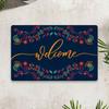Vagonik Welcome Digital Printed 50 X 70 Cm. Decorative Multi-Purpose Interior and Exterior Door Mat