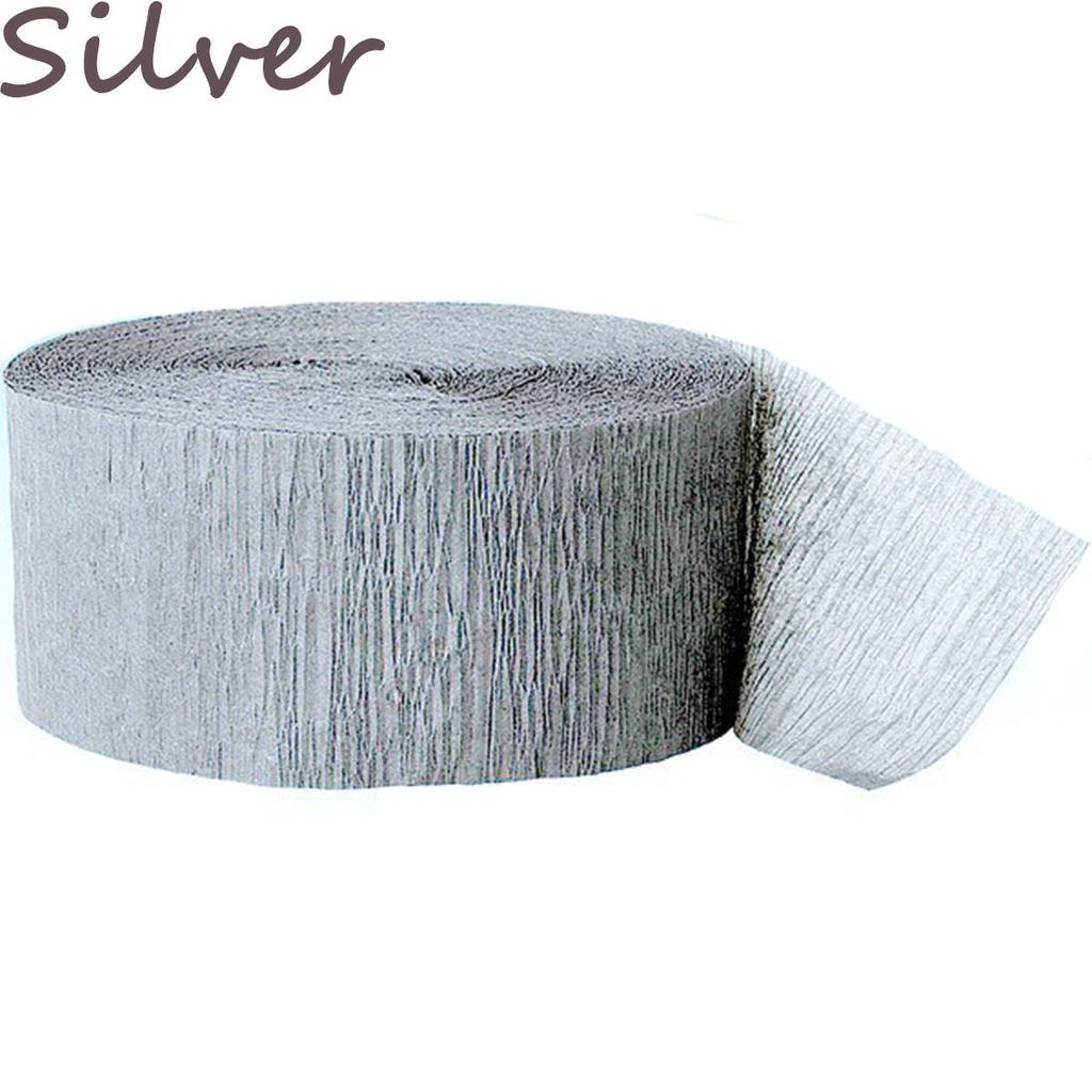 Украшение на день рождения ручной работы Церемония гофрированная бумага Креповая бумага Серпантин рулон