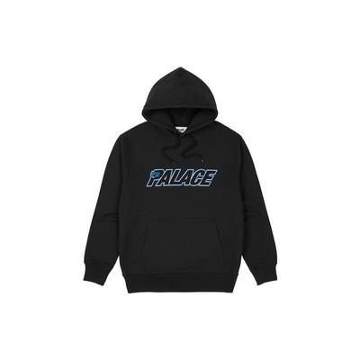 Palace Черные топы унисекс с капюшоном в виде пантеры P24CS073