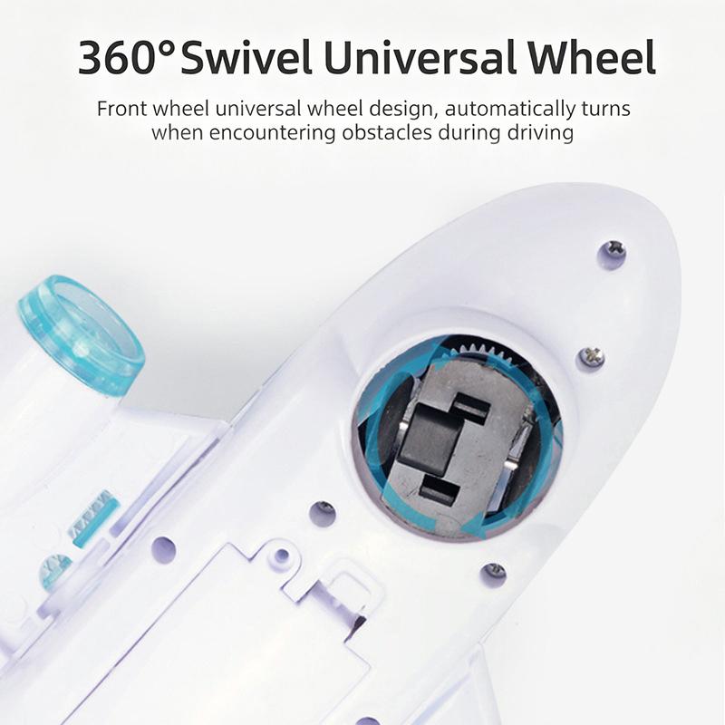 Electric Airplane Toy With Led Light And Sound Automatic Moving Airplane Model Toy Airplane Model For Birthday Kids