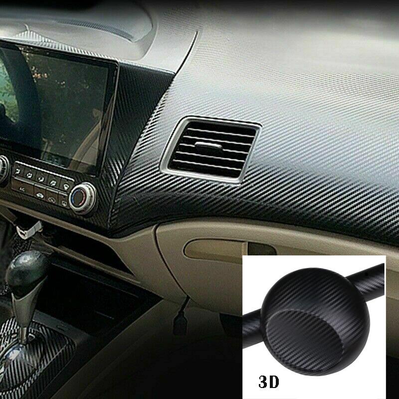 Наклейки для салона автомобиля 1 комплект 3D аксессуары из углеродного волокна