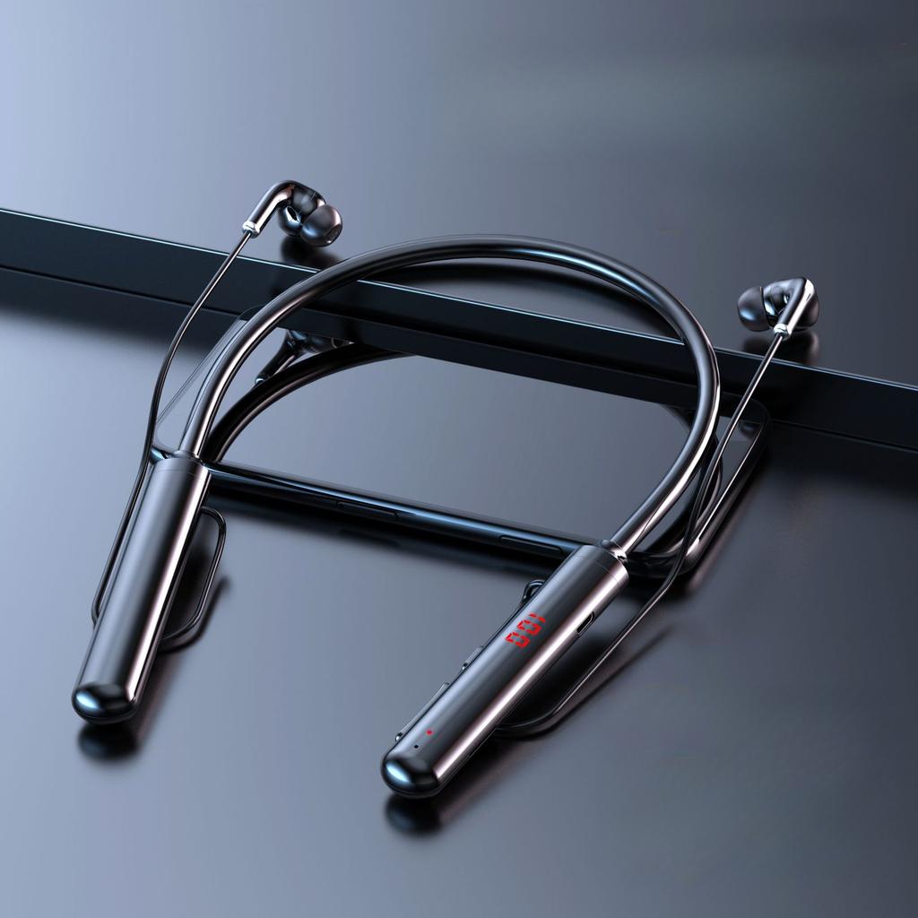 Новая подвесная шейная Bluetooth-гарнитура 5.0 позволяет вставлять карту и отображать стереобеспроводную Bluetooth-гарнитуру, сверхдлинный режим ожидания