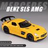1:32 Mercedes Benz SLS AMG супер спортивный автомобиль литой модели автомобиля звук и свет детская игрушка украшения мальчик подарок коллекция хобби