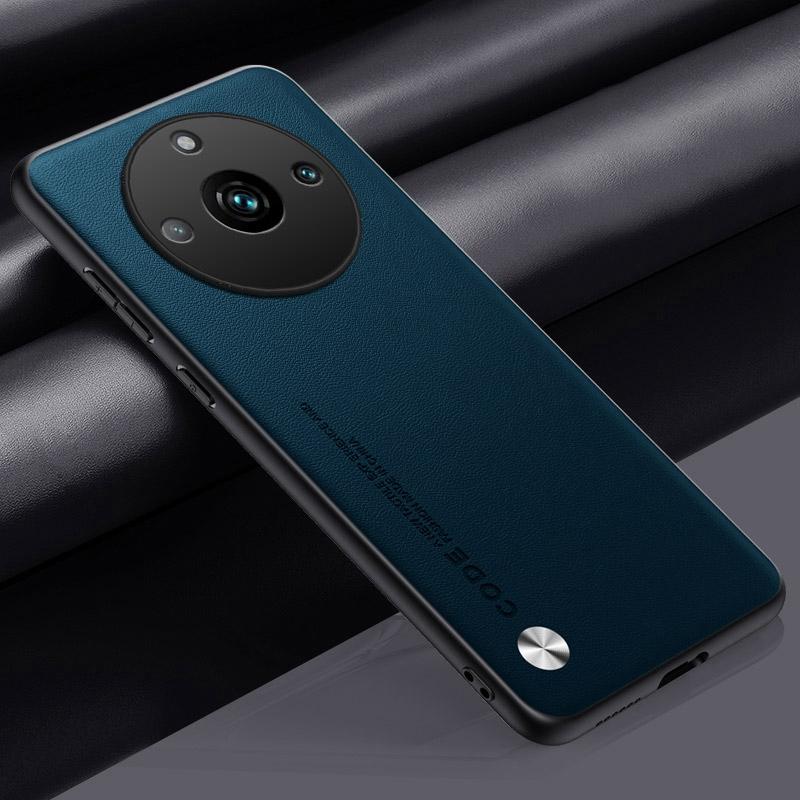 Роскошный чехол из искусственной кожи для Realme 11 Pro+ Задняя крышка Силиконовый противоударный Чехол для телефона с полной защитой для Realme 11 Pro Plus 5G