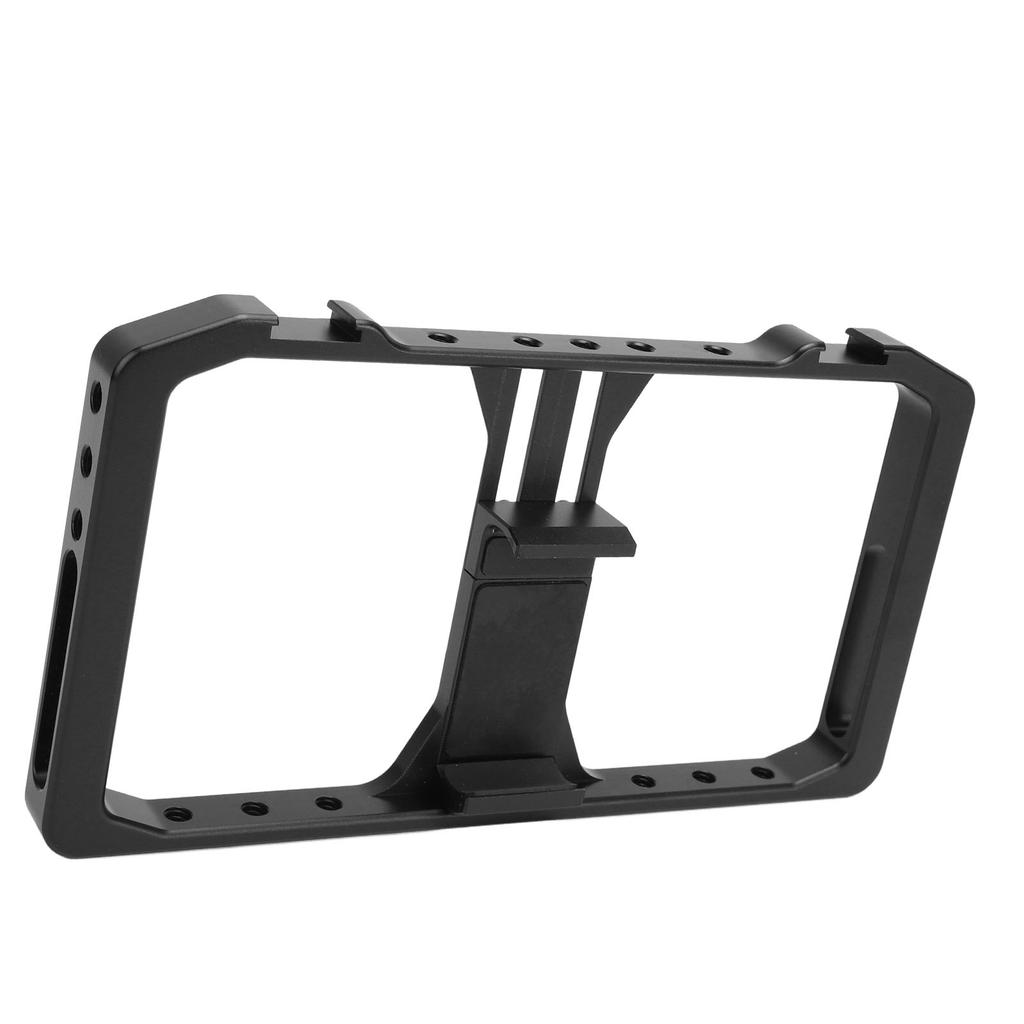 Smartphone Video Rig Aluminum Alloy Phone Cage Stabilizer Grip Frame with Hot Shoe Mount 14 Inch
