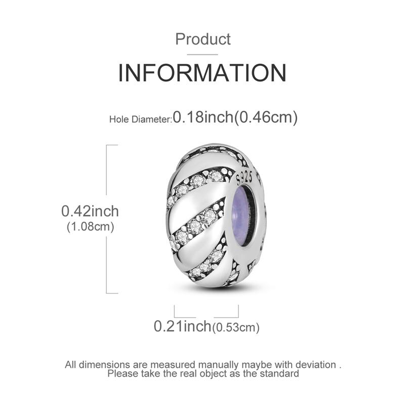 Оригинальные Шармы Бусины Медные Клипсы Шармы Циркон Силиконовые Разделительные Бусины Подходят для Оригинального Браслета DIY Шарм Женские Украшения