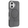 Чехол для iPhone 16, совместимый с MagSafe Glitter Design IMD TPU + PC Phone Back Cover - черный
