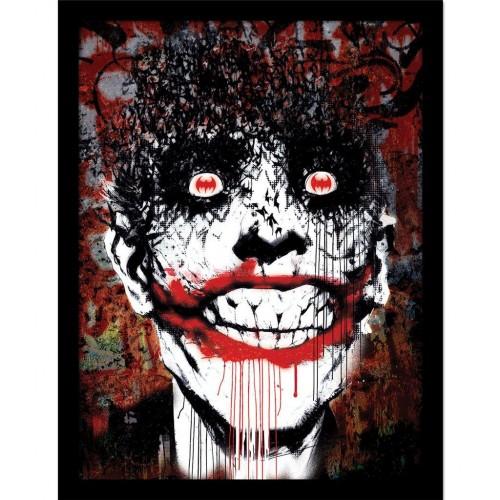 Batman Joker Smile Framed Poster