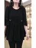 2025 European Style Chiffon A-Line Plus Size Slimming Top for Women