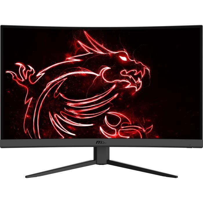 Ecran pc gamer incurvé - msi - optix g32c4 e2 - 32" fhd - dalle va - 170hz - 1ms - freesync premium - 1 hdmi + 2 dp