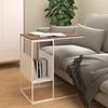 Side Table, White, 55x36x59.5 Cm, Wood-based Material