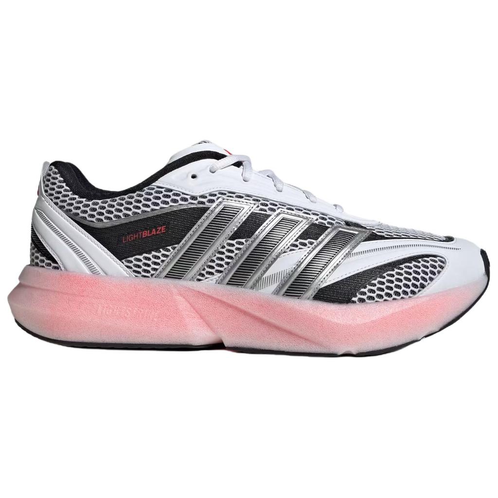 adidas LIGHTBLAZE Повседневные кроссовки для бега Мужские Черные Белые Серебристые Кроссовки JS2061