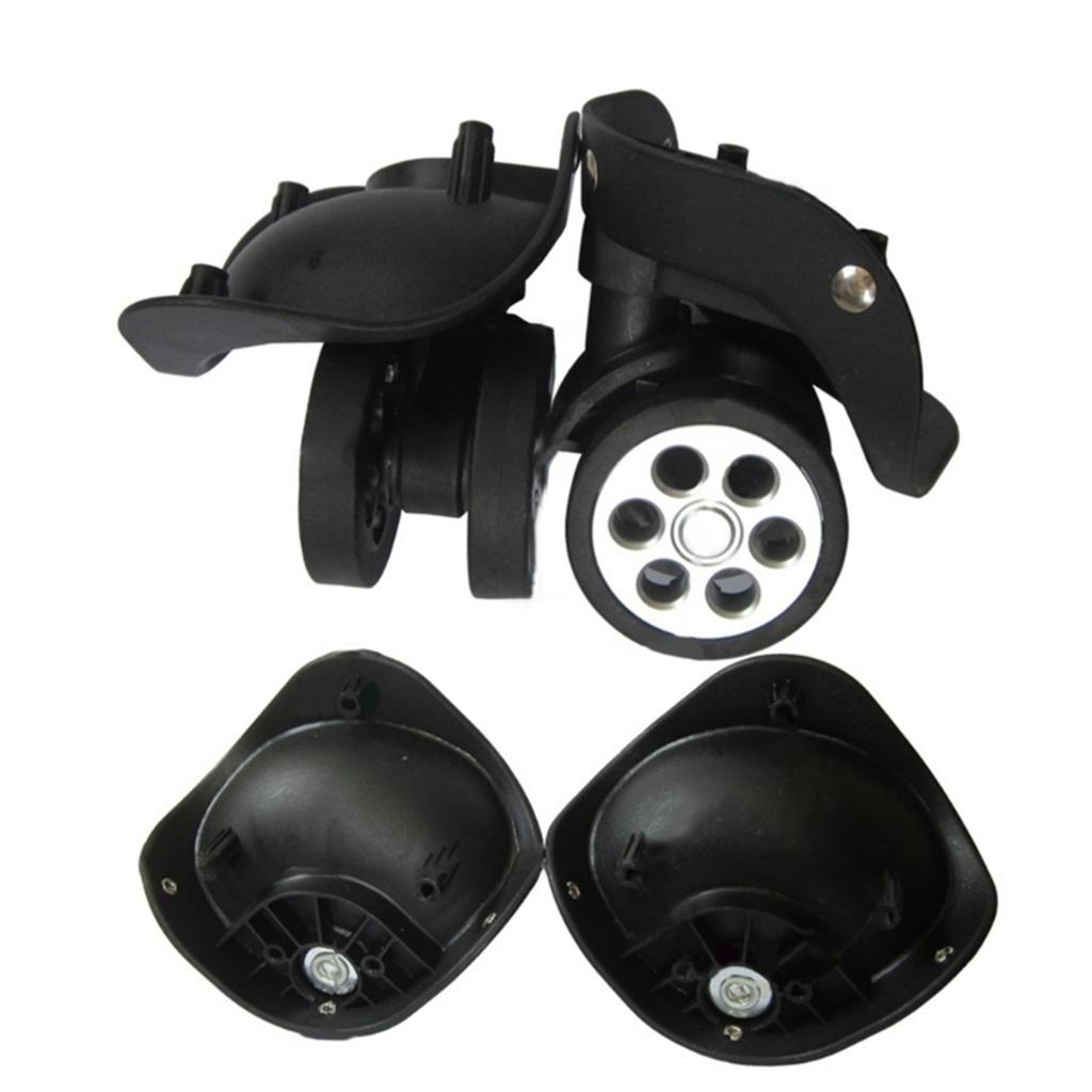 A79 Колеса для багажа Колеса для чемодана Двухрядные ролики Ремонтный комплект Вращающиеся на 360° колесики Сверхмощные колеса 1 пара с винтами