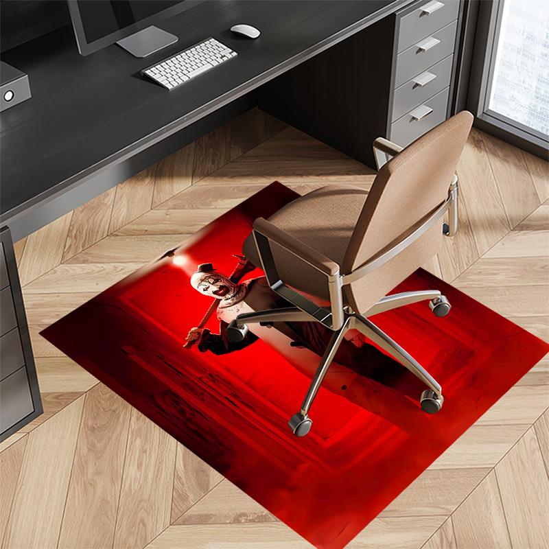 Art the Clown Terrifier Printed Absorbent Washable Carpet, Non-Slip Bathroom Mats, Kitchen Rugs, Yoga Mat,Living Room Entrance, Camping Picnic Rugs