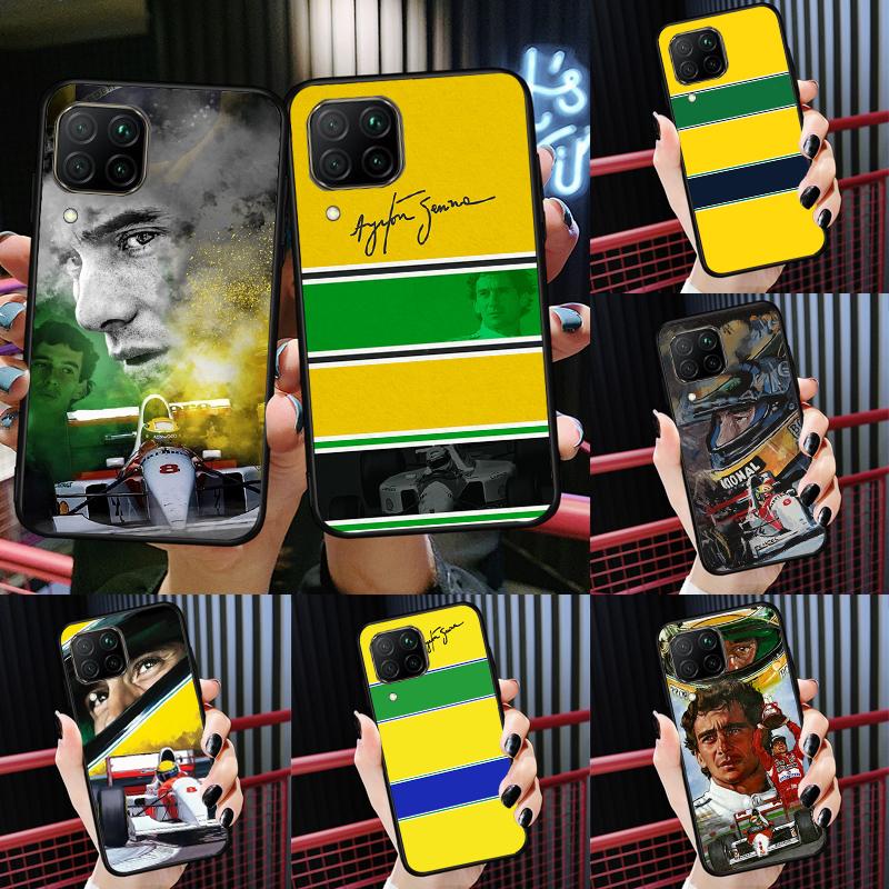 Чехол Ayrton Senna F1 для Huawei Nova Y91 Y60 Y70 Y72 Y90 Y61 12s 12i 11i 8i 10 9 SE P20 P40 Lite P30 P60 Pro