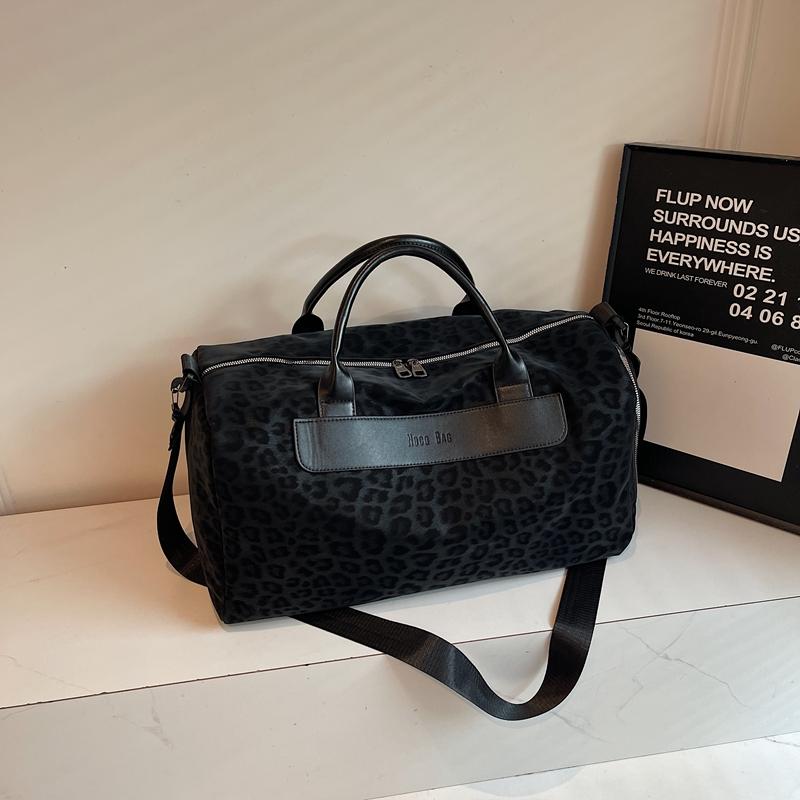 Спортивная сумка большой вместимости с леопардовым принтом, дорожная сумка, фитнес-сумка, сумка-дафл