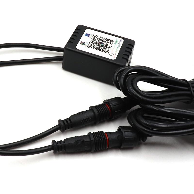 RGB LED Strip Music Remote Control Streamer Flowing Under Car Tube Underglow Underbody System Neon Light